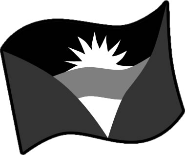 アンティグア バーブーダの国旗のイラスト フリーイラスト素材 変な絵 Net