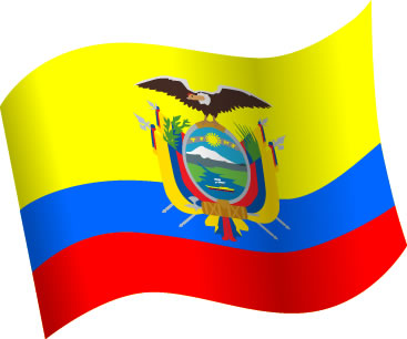 エクアドルの国旗のイラスト画像5
