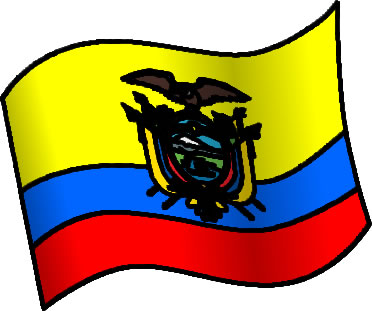 エクアドルの国旗のイラスト画像6