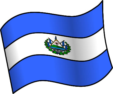エルサルバドルの国旗のイラスト画像1
