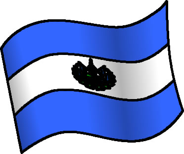 エルサルバドルの国旗のイラスト画像6