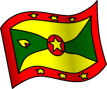 グレナダの国旗のイラスト画像1