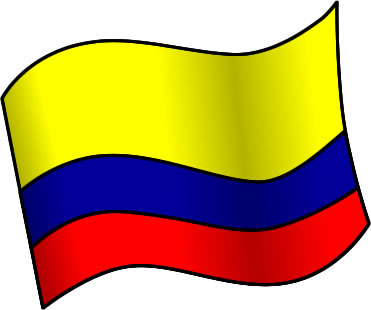 コロンビアの国旗のイラスト画像1
