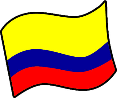 コロンビアの国旗のイラスト画像3