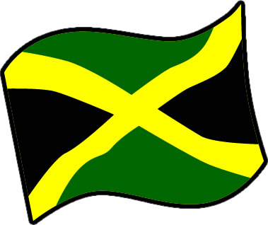 ジャマイカの国旗のイラスト画像3