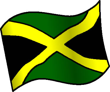 ジャマイカの国旗のイラスト画像6