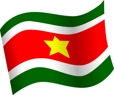 スリナムの国旗のイラスト画像5