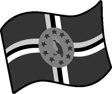ドミニカ国の国旗のイラスト画像4