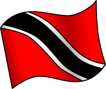 トリニダード・トバゴの国旗のイラスト画像1