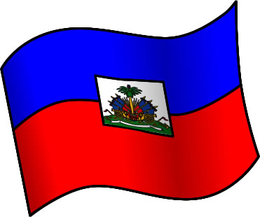 ハイチの国旗のイラスト画像1