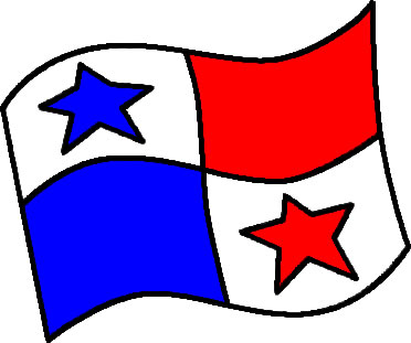 パナマの国旗のイラスト画像6