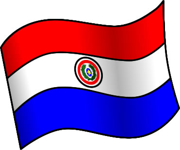 パラグアイの国旗のイラスト画像1