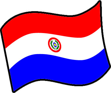 パラグアイの国旗のイラスト画像3