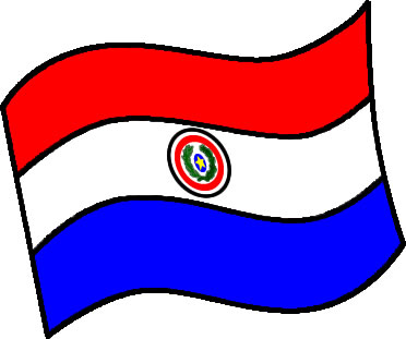パラグアイの国旗のイラスト画像6