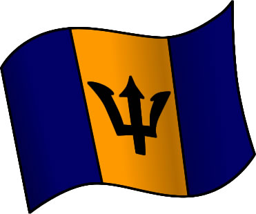 バルバドスの国旗のイラスト画像1