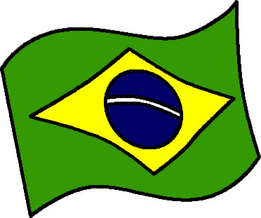 ブラジルの国旗のイラスト画像6