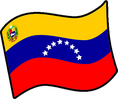 ベネズエラの国旗のイラスト画像3
