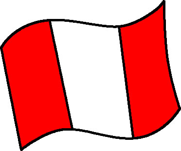 ペルーの国旗のイラスト画像6