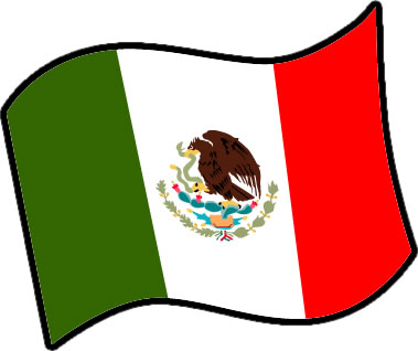 メキシコの国旗のイラスト フリーイラスト素材 変な絵 Net