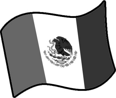メキシコの国旗のイラスト画像4