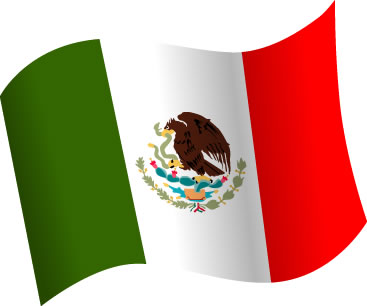 メキシコの国旗のイラスト画像5