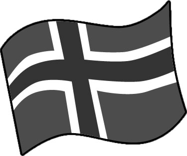 アイスランドの国旗のイラスト画像4