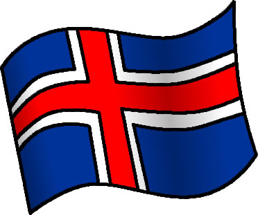 アイスランドの国旗のイラスト画像6