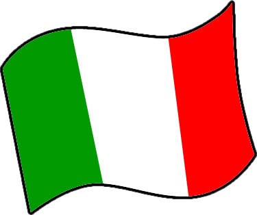 イタリアの国旗のイラスト画像3