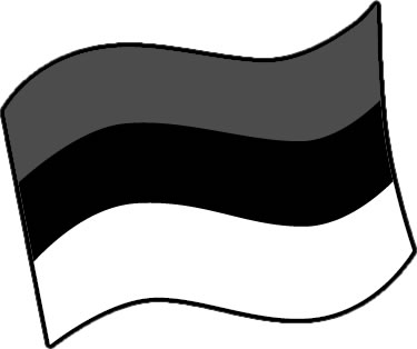 エストニアの国旗のイラスト画像4