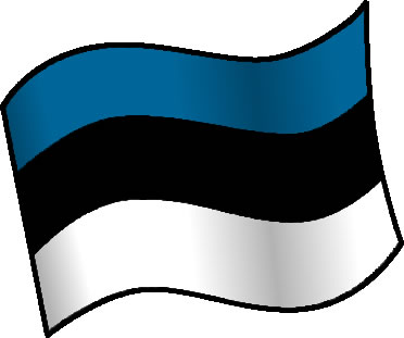 エストニアの国旗のイラスト画像6