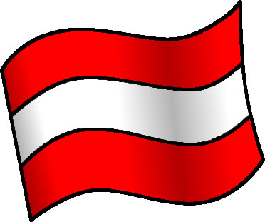 オーストリアの国旗のイラスト画像6