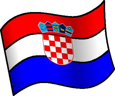 クロアチアの国旗のイラスト画像6