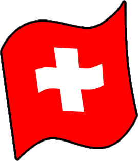スイスの国旗のイラスト フリーイラスト素材 変な絵 Net