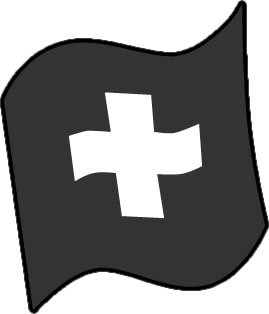 スイスの国旗のイラスト画像4