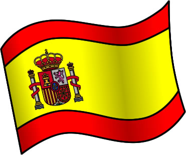 スペインの国旗のイラスト画像1