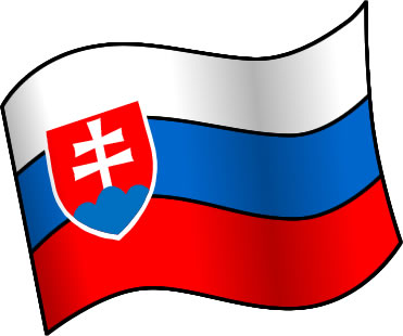 スロバキアの国旗のイラスト画像1