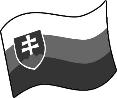 スロバキアの国旗のイラスト画像4