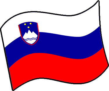 スロベニアの国旗のイラスト画像3