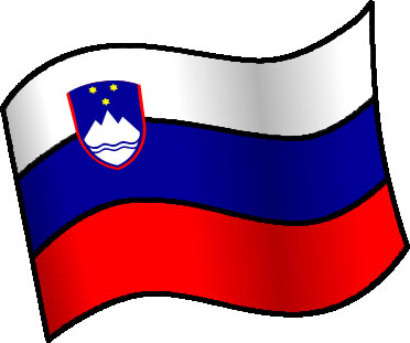 スロベニアの国旗のイラスト画像6