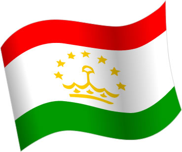 タジキスタンの国旗のイラスト画像5