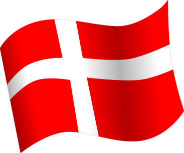 デンマークの国旗のイラスト画像5
