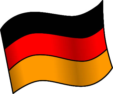 ドイツの国旗のイラスト画像1