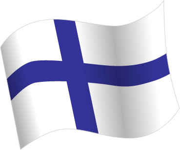 フィンランドの国旗のイラスト フリーイラスト素材 変な絵 Net