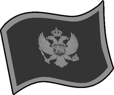 モンテネグロの国旗のイラスト画像4