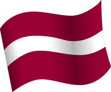 ラトビアの国旗のイラスト画像5