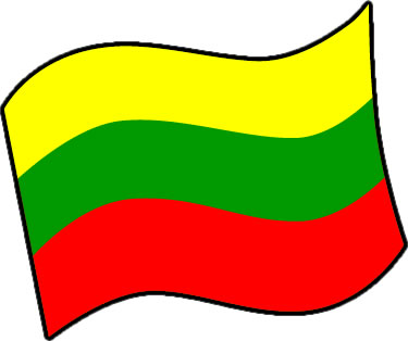 リトアニアの国旗のイラスト画像3