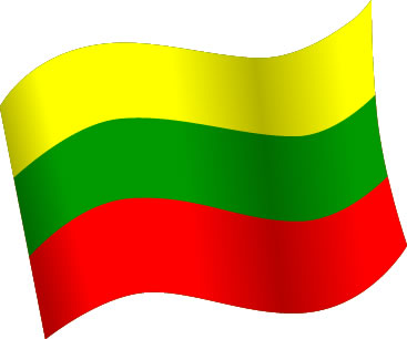 リトアニアの国旗のイラスト画像5