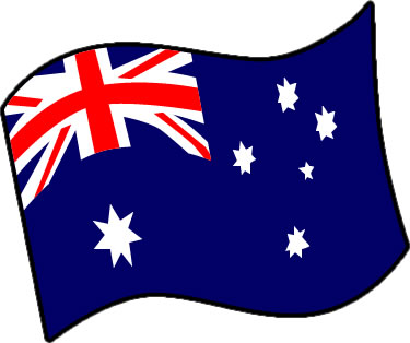 オーストラリアの国旗のイラスト フリーイラスト素材 変な絵 Net