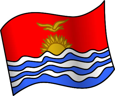 キリバスの国旗のイラスト画像1