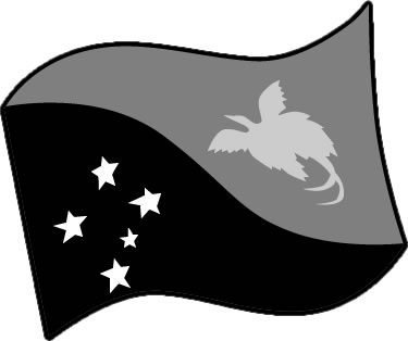 パプアニューギニアの国旗のイラスト画像4